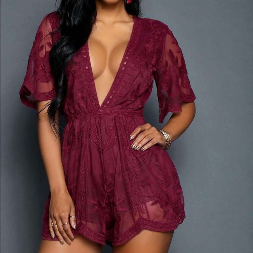 My Dearest Love Junior Lace Romper